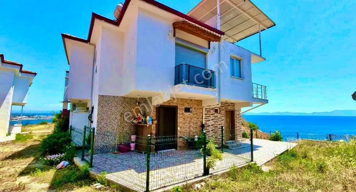 Muğla Milas Denize Sıfır Satılık Villa Örende Deniz Manzaralı 3+1 Bahçeli Villa