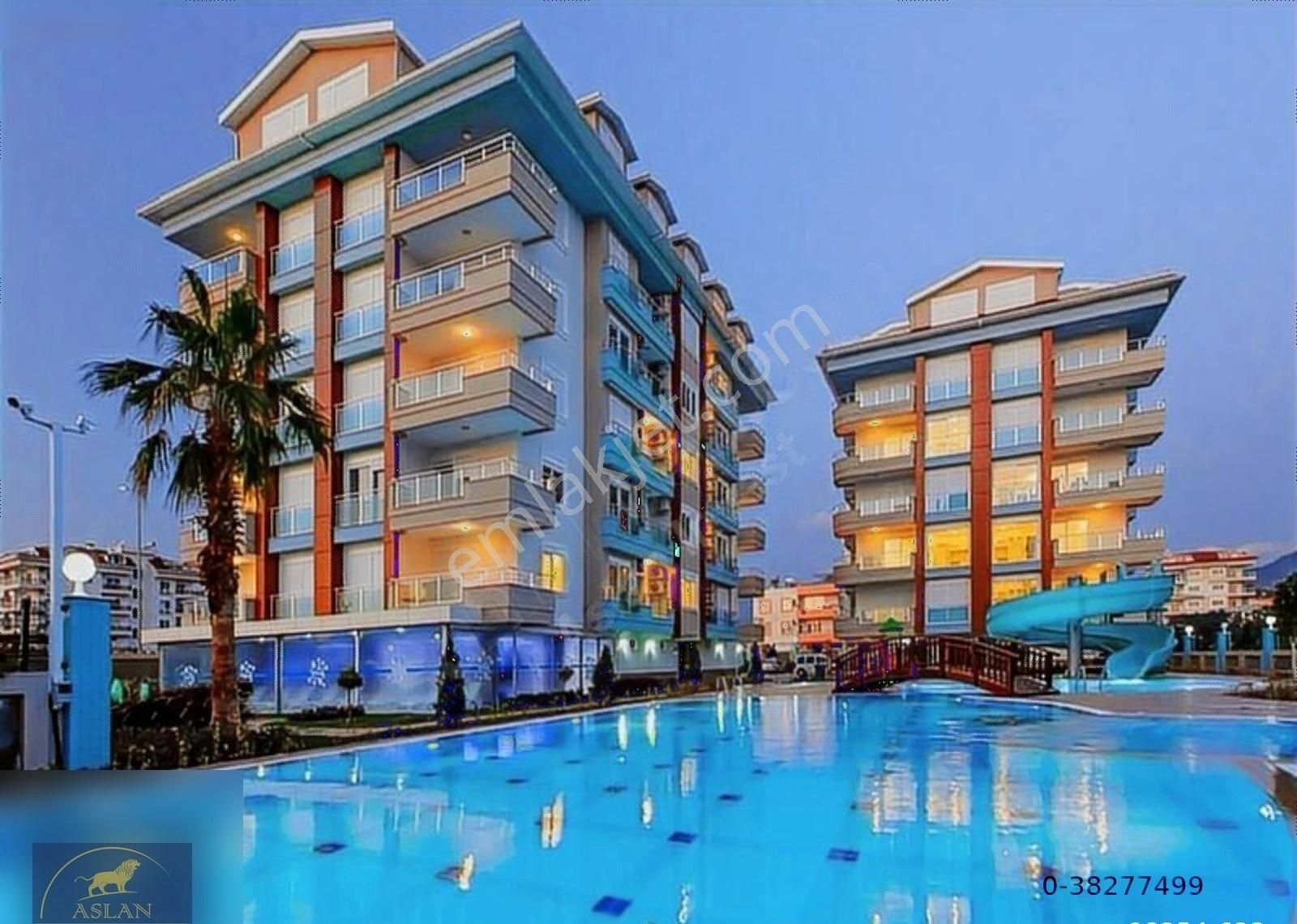 Alanya Kestel Satılık Residence Alanya Kestel Denize Sıfır Sitede Satılık 1+1 Daire