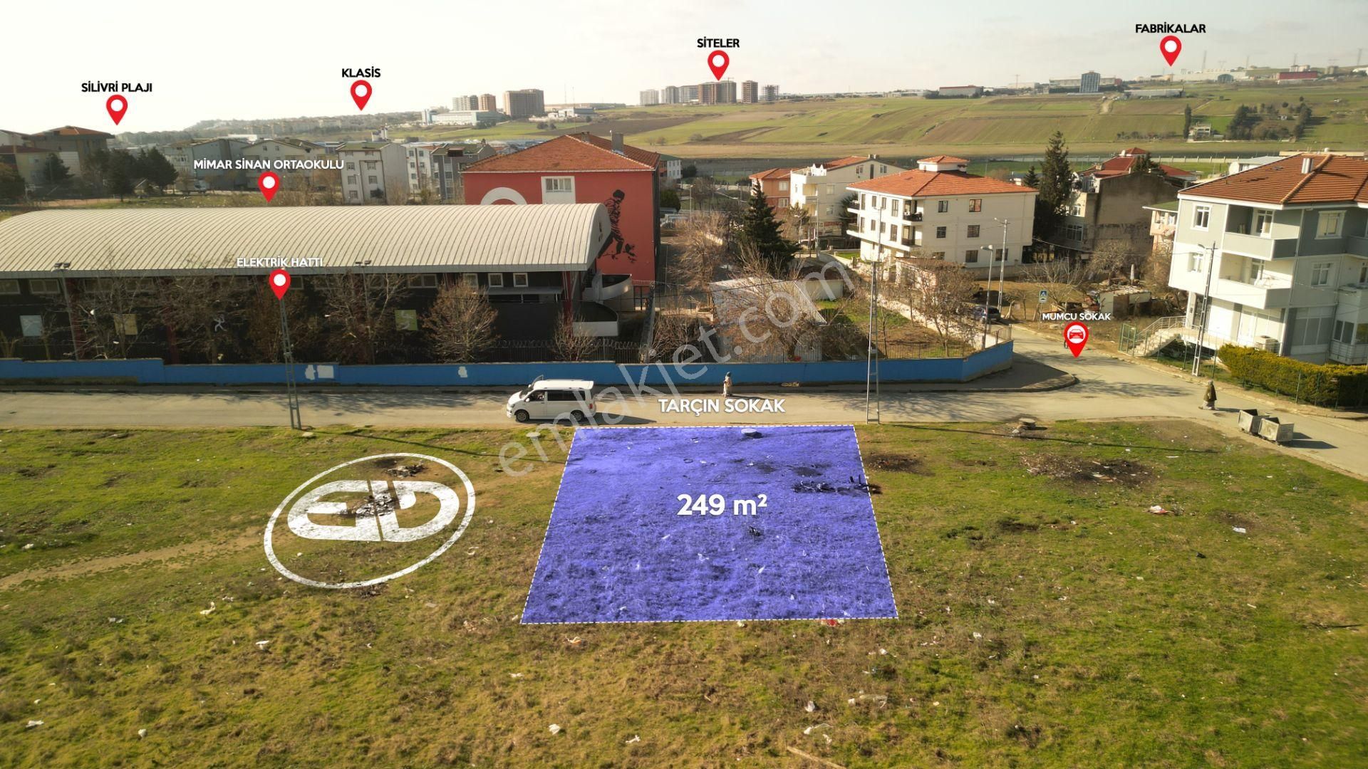 Silivri Mimar Sinan Satılık Tarla Yatırımın Altın Noktası Silivri Mimar Sinanda 249 M² 4 Kat İmarlı Arazi