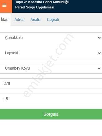 Çanakkale Lapseki Umurbey De Denize 600 Metre Mesafede Satılık Arsa - Görsel 3