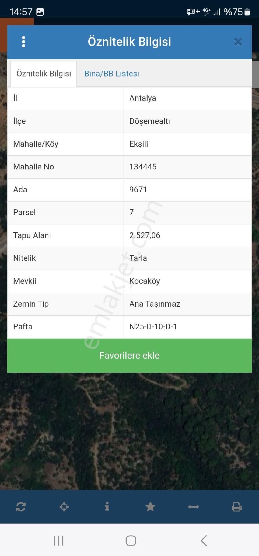 Ekşilide 2527 M2 Tek Tapu Satılık Tarla - Görsel 2