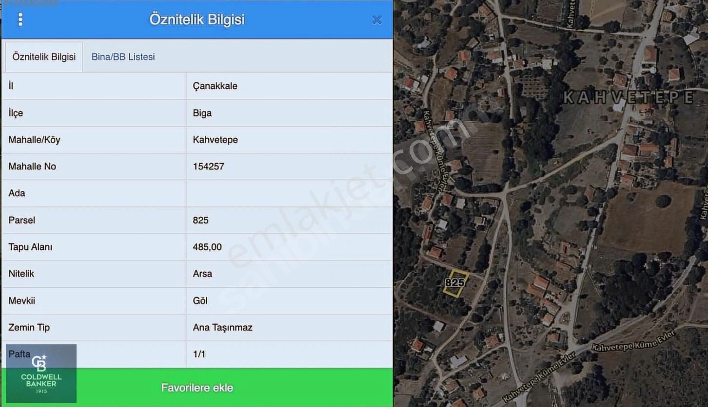 Çanakkale Biga Kahvetepe Köyü 485 M2 İmarlı Satılık Fırsat Arsa! - Görsel 10