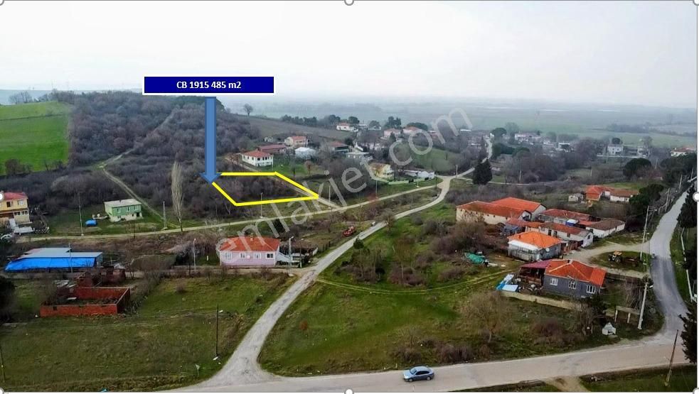 Çanakkale Biga Kahvetepe Köyü 485 M2 İmarlı Satılık Fırsat Arsa! - Görsel 4