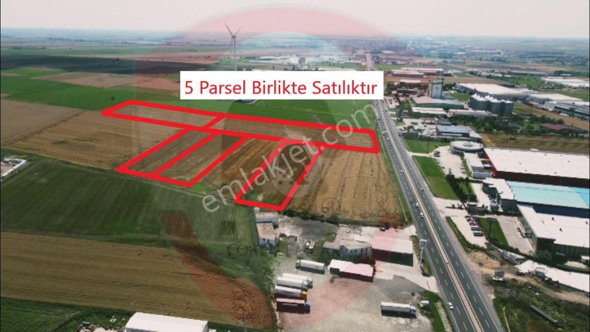 Ergene Vakıflar Satılık Tarla Ergene Vakıflarda E-5 Üzerinde Yatırımcıya Kazandıracak Satılık Tarla Portföy:618 E