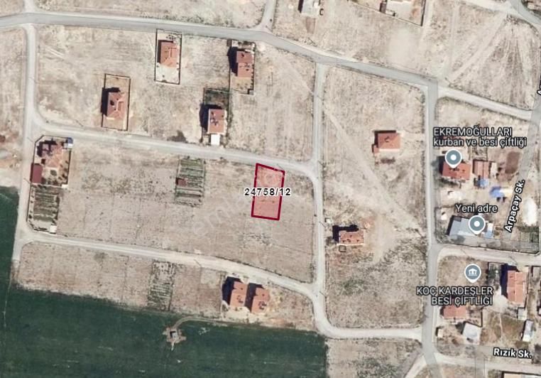 Karatay Erler Satılık Konut İmarlı Saraçoğlu Erlerde İmarlı Müstakil 600m2 Satılık Arsa