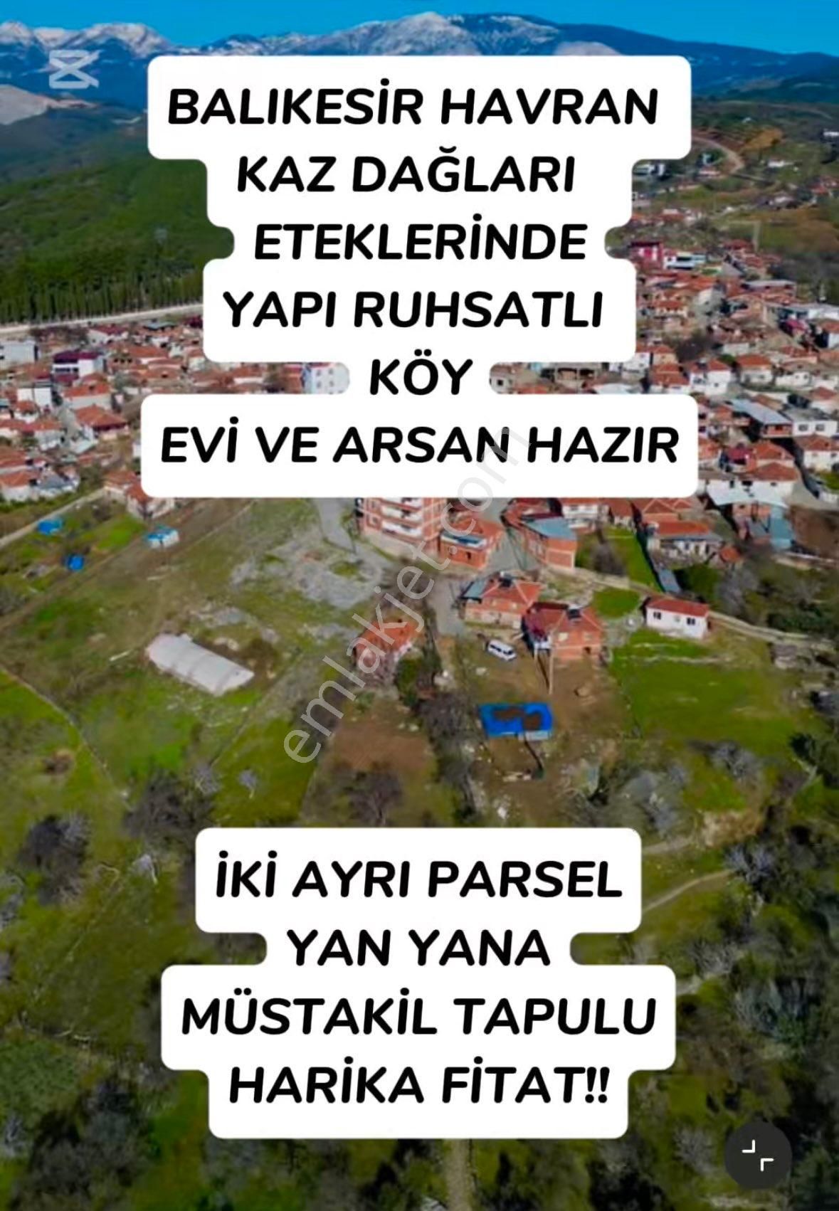 Havran Kalabak Satılık Daire Balıkesir Havran Kalabak’da Deniz Ve Doğa Manzaralı Yapı Ruhsatlı Ev Ve Ahır