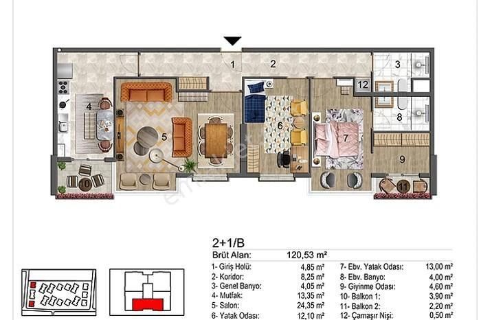 Yalova Merkez Mustafa Kemal Paşa Satılık Daire Akyol Premium Loft Sitesinde Sahibinden