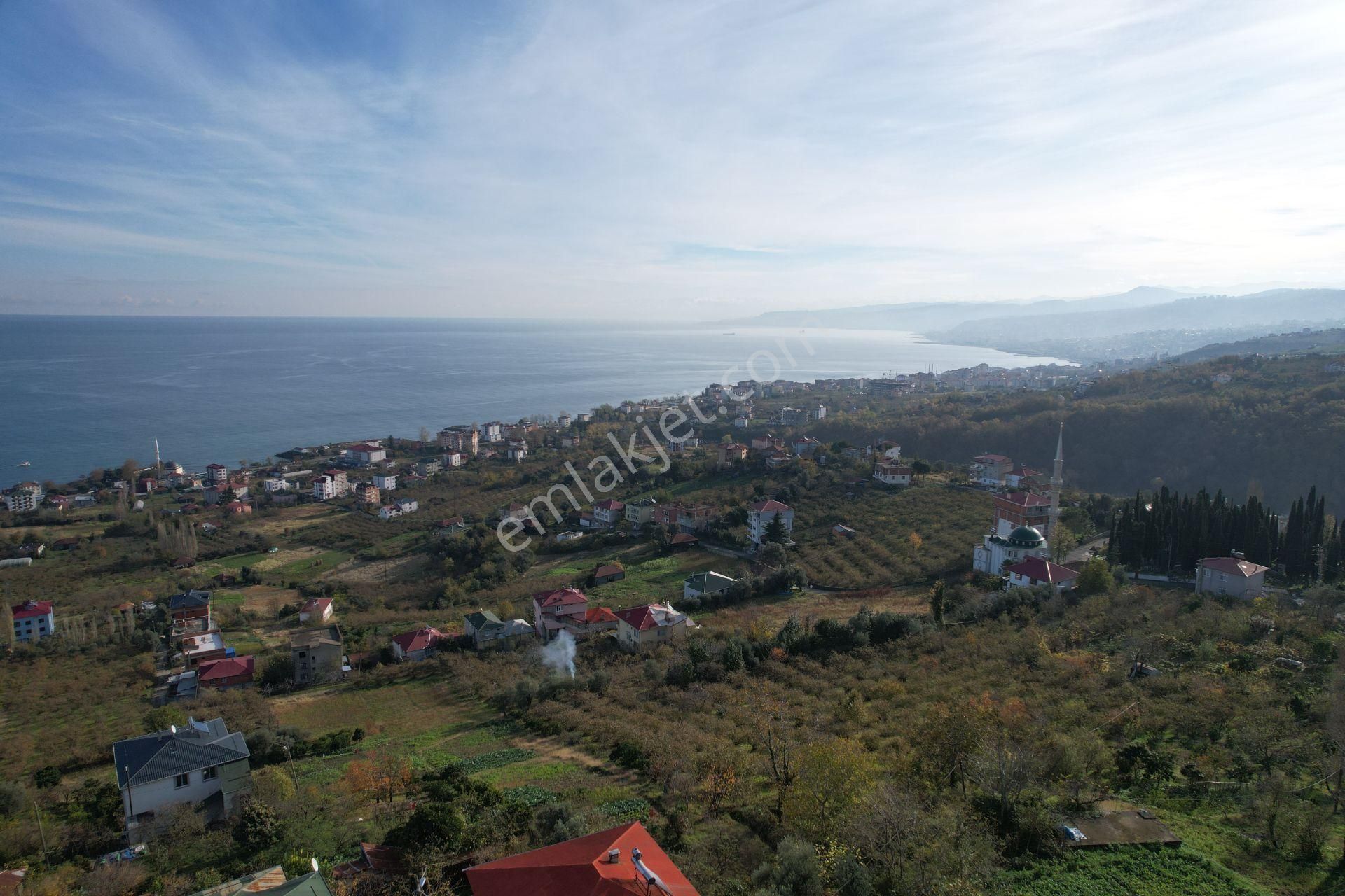 Akçaabat Darıca Satılık Konut İmarlı Trabzon Akçaabat Darıca'da 4142 M² Deniz Manzaralı Satılık Arsa