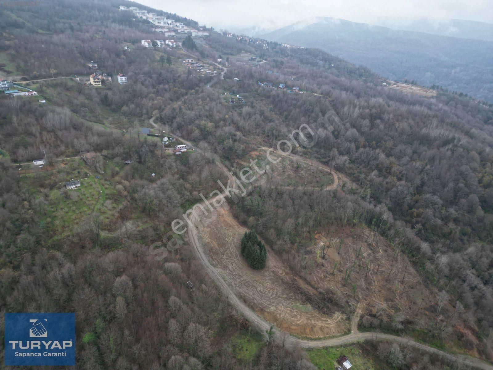 Turyaptan Sapanca Nailiye'de Panaromik Göl Manzaralı Arazi - Görsel 17