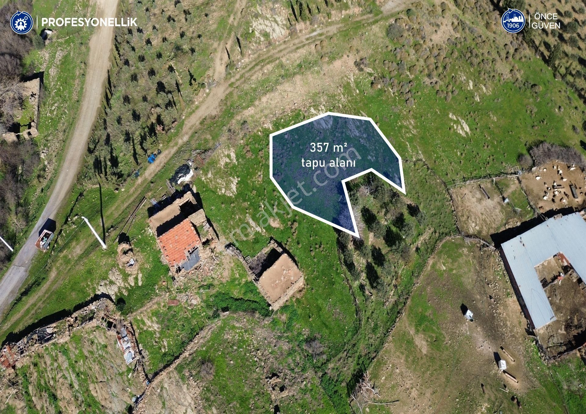 Karaburun Parlak Köyiçi'nde Doğa Manzaralı 357 M2 Tarla - Görsel 3