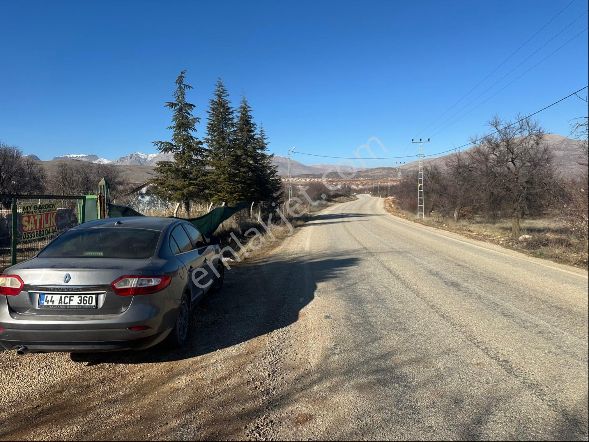 Doğanşehir Topraktepe Satılık Tarla Doğanşehir Polatlı Üzeri Yola Cepheli Altı Dönüm Tek Tapu