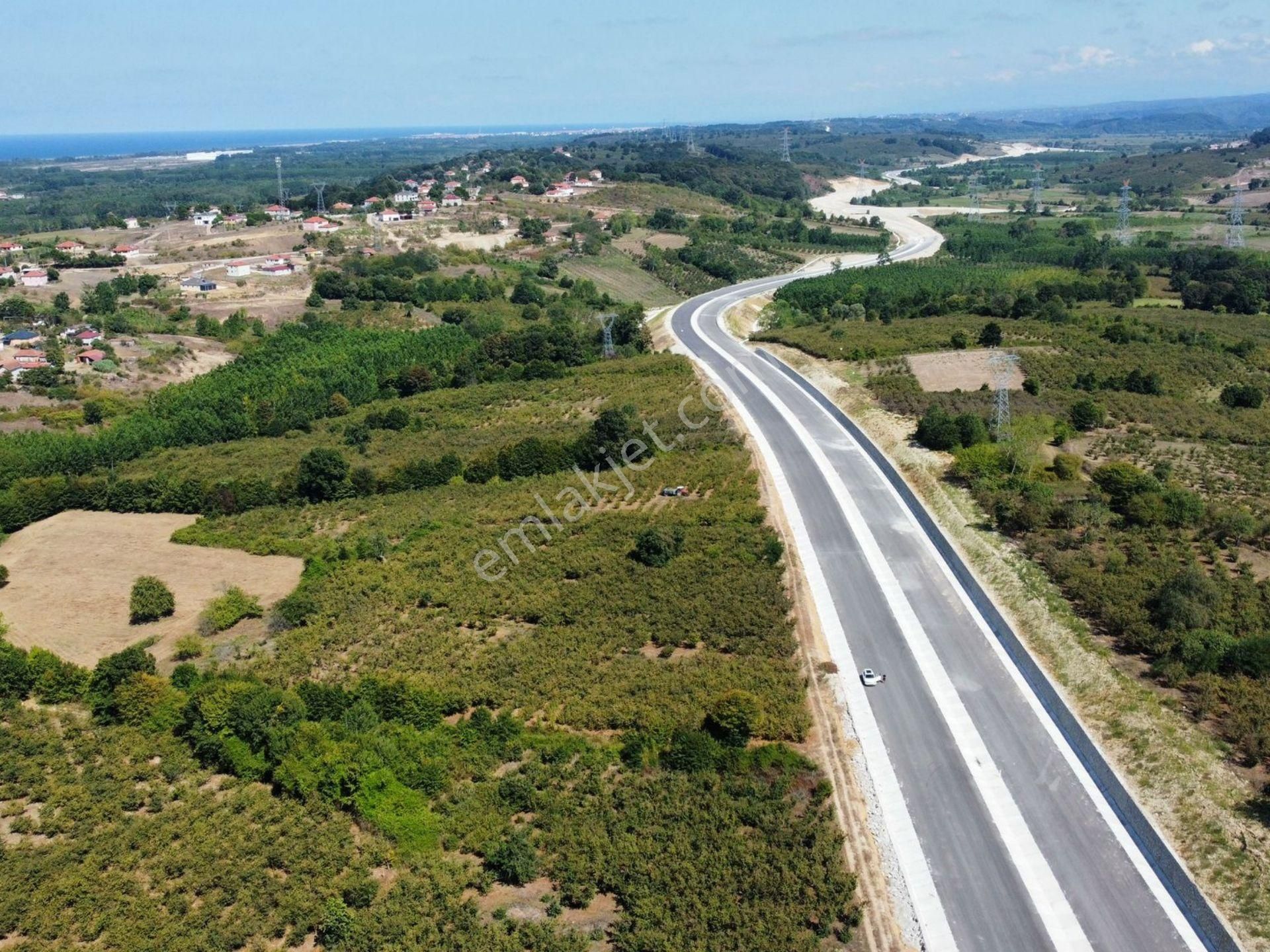 Sakarya Karasu Satılık Bağ & Bahçe Deniz Manzaralı*kuzey Marmara Otoyoluna Cephe* Satılık Arazi