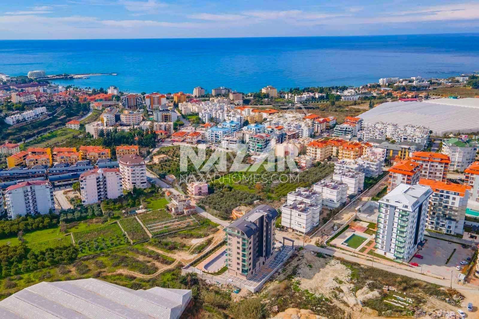 Alanya Avsallar Satılık Daire Alanya Avsallar’da Deniz Manzaralı Satılık 2+1 Dubleks Daire