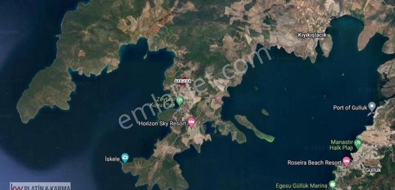 Milas Kıyıkışlacık Satılık Zeytinlik Bodrum Milas Kıyıkışlacık Zeytinlikuyu Kat Karşılığı 27.000 M2 Satılık Arazi