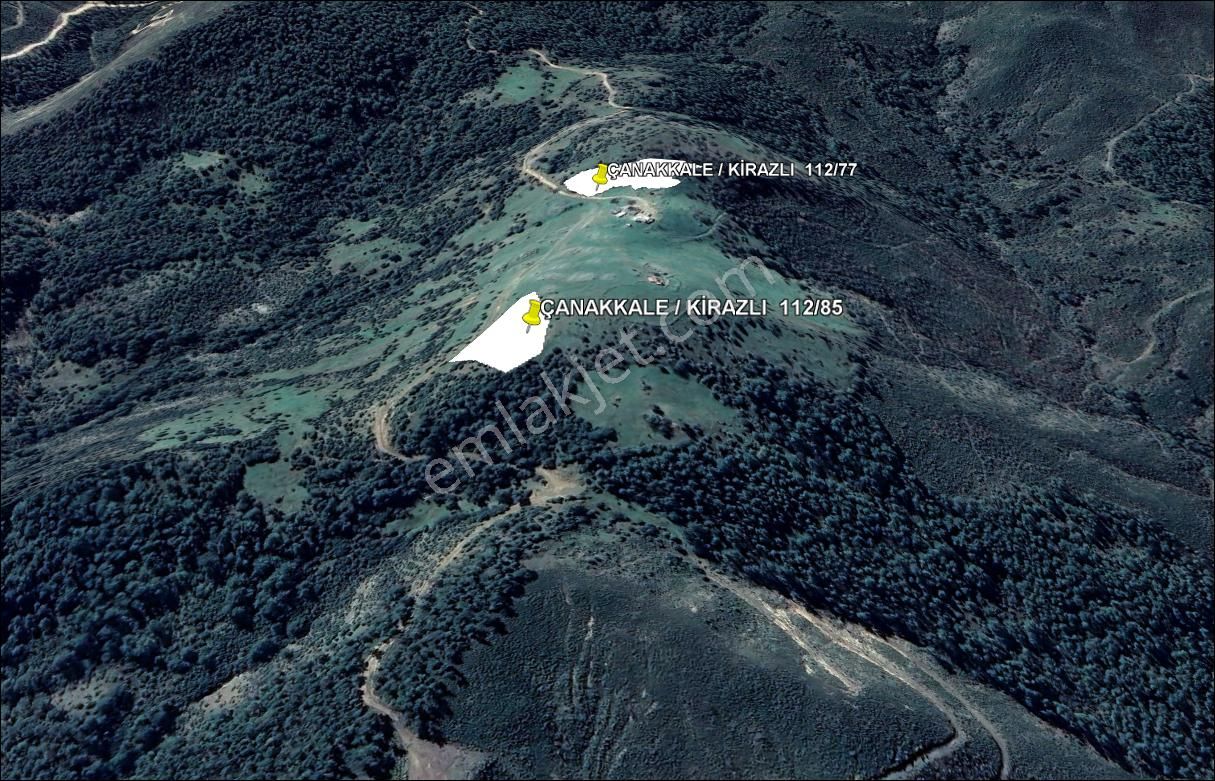 Fırsat... Çanakkale Kirazlı Da Doğayla İçiçe Satılık Tarla... - Görsel 21