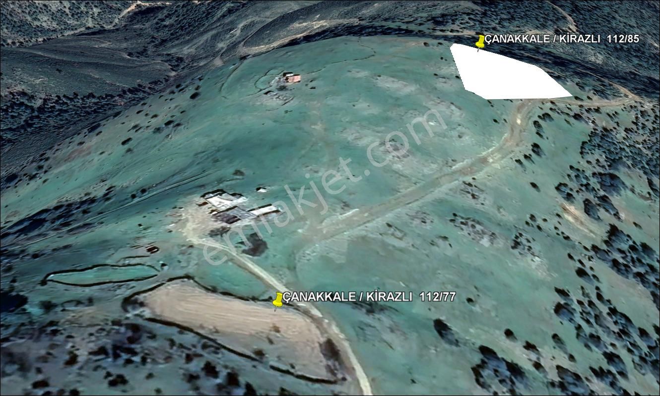 Fırsat... Çanakkale Kirazlı Da Doğayla İçiçe Satılık Tarla... - Görsel 16