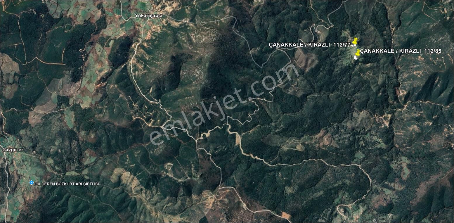 Fırsat... Çanakkale Kirazlı Da Doğayla İçiçe Satılık Tarla... - Görsel 23