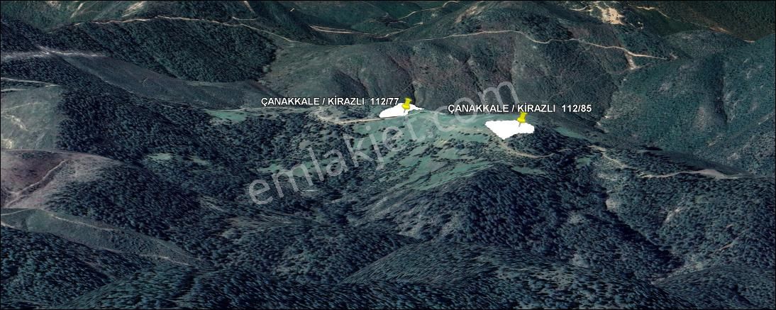 Fırsat... Çanakkale Kirazlı Da Doğayla İçiçe Satılık Tarla... - Görsel 9