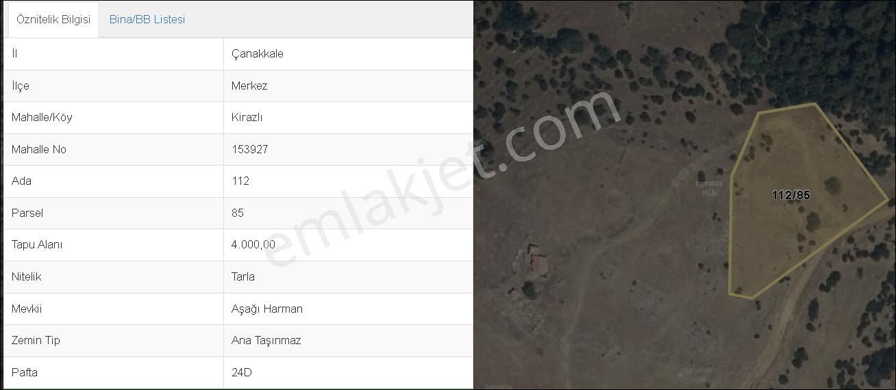 Fırsat... Çanakkale Kirazlı Da Doğayla İçiçe Satılık Tarla... - Görsel 33