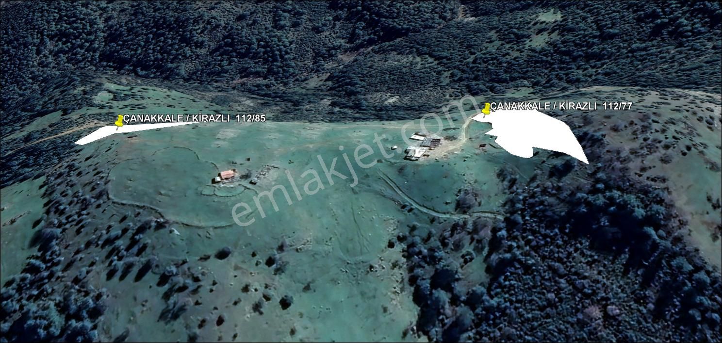 Fırsat... Çanakkale Kirazlı Da Doğayla İçiçe Satılık Tarla... - Görsel 8