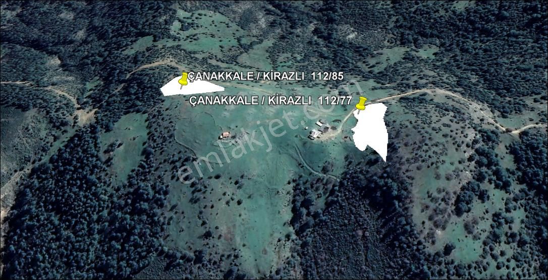 Fırsat... Çanakkale Kirazlı Da Doğayla İçiçe Satılık Tarla... - Görsel 7