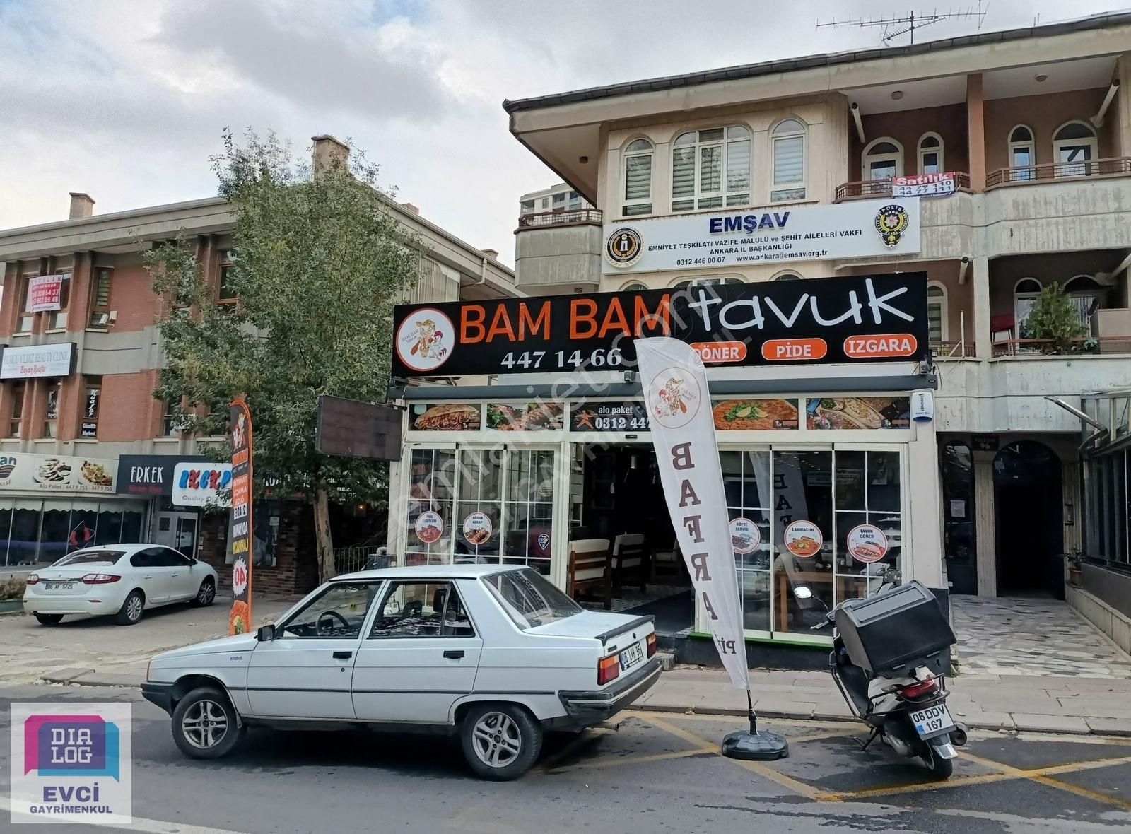 Çankaya Büyükesat Satılık Restaurant Gop Uğur Mumcu Caddesi Üzerinde Bacalı 230 M2 Satılık Dükkan