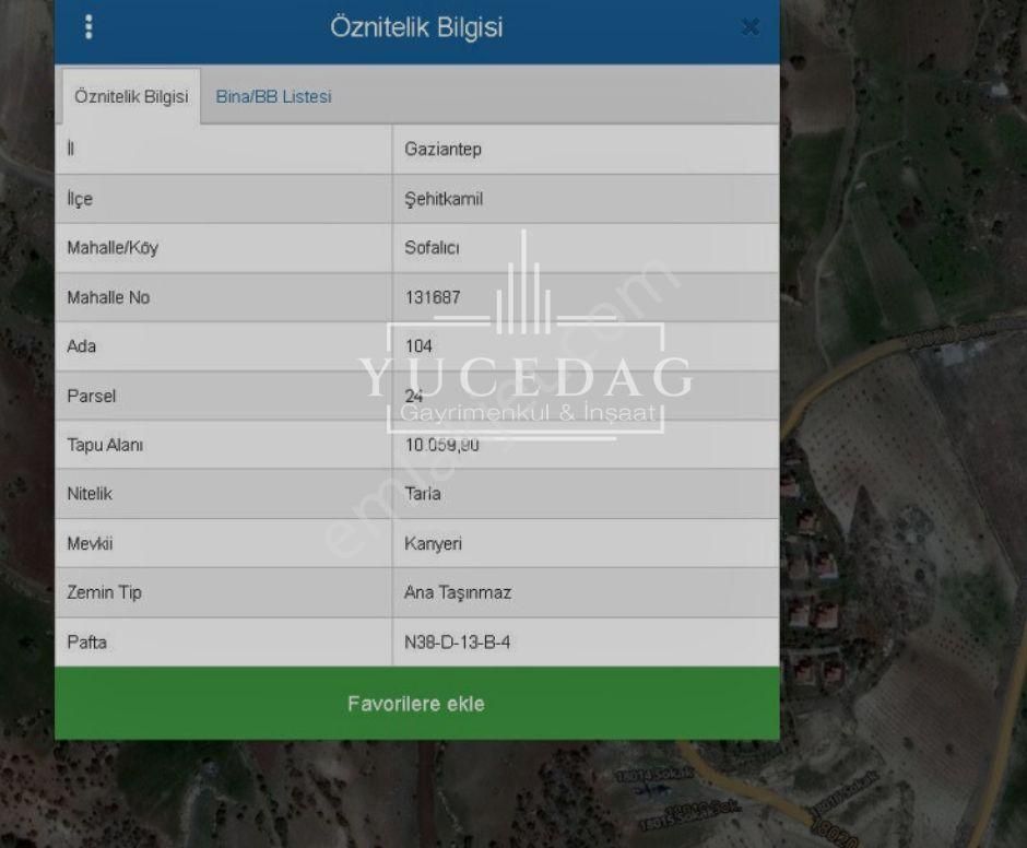 Gaziantep Şehitkamil Sofalıcı Acil Satılık Kelepir Fırsat Arazi - Görsel 21