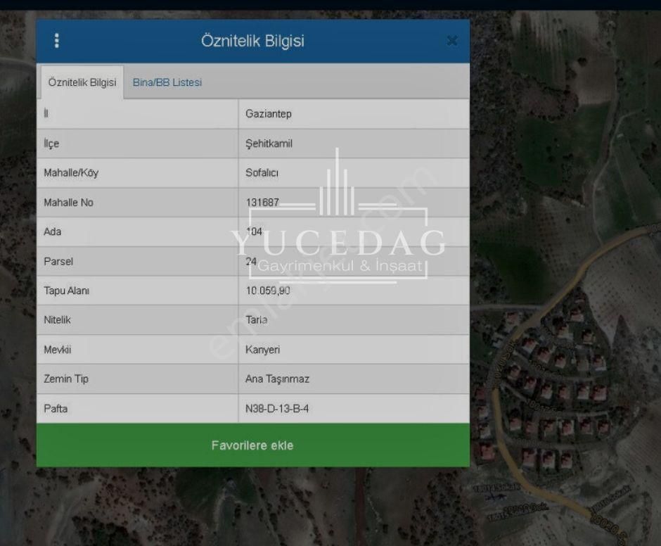 Gaziantep Şehitkamil Sofalıcı Acil Satılık Kelepir Fırsat Arazi - Görsel 17