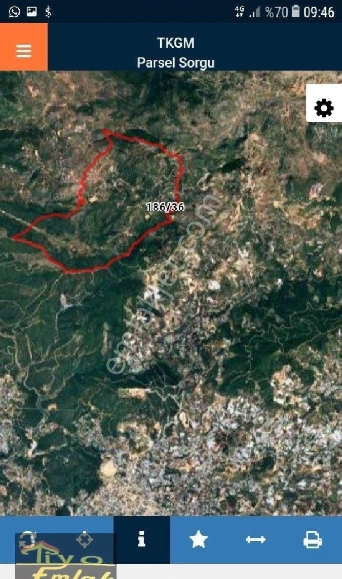 Antalya/alamya/0rhanköyde621 Metre Tek Tapu Arsaa - Görsel 8