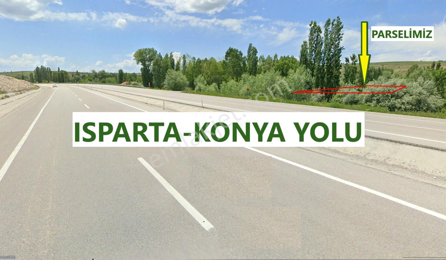 Beyşehir Sarıköy Satılık Tarla Beyşehir Yolu Üzerinde, Su Ve Elektrik Altyapısına Sahip, Müstakil Bahçelik Parsel