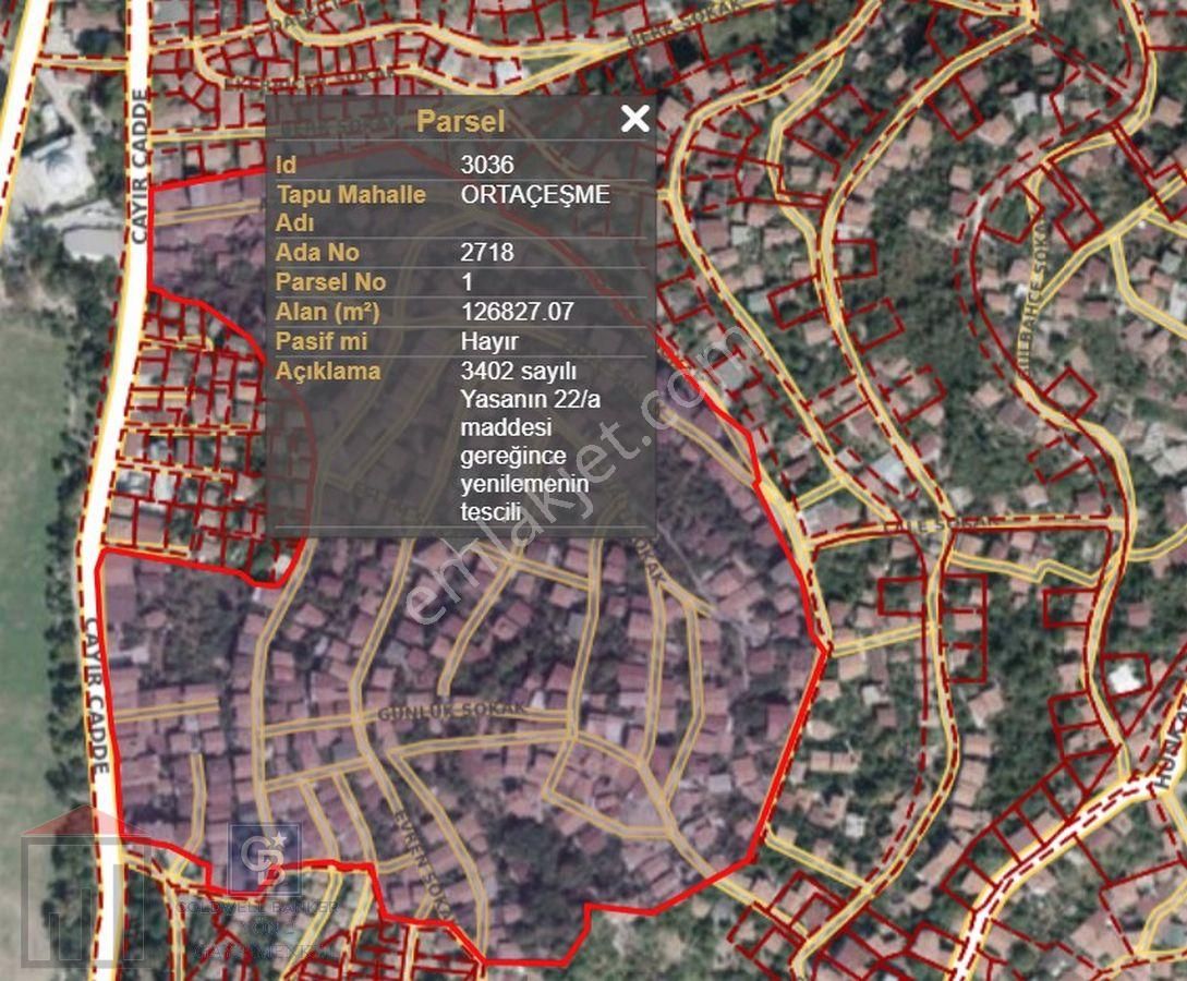 Beykoz Ortaçeşme Satılık Muhtelif Arsa Beykoz Ortaçeşme'de Satılık 200m2 Arsa