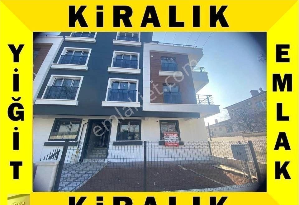 Yenimahalle Gazi Kiralık Daire Yigit Emlaktan Sıfır Binada Yüksek Giriş Köşe Başı 2+1 Ön Daire Fuul Yapılı 55m2