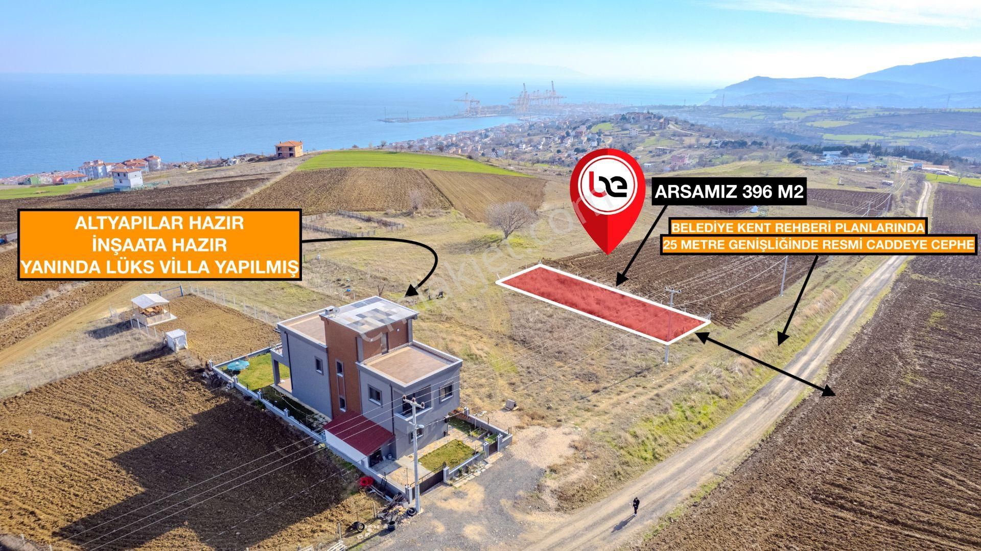 Süleymanpaşa Topağaç Satılık Konut İmarlı Tekirdağ 396 M2 İnşaata Hazır Tek Tapu Satılık İmarlı Arsa