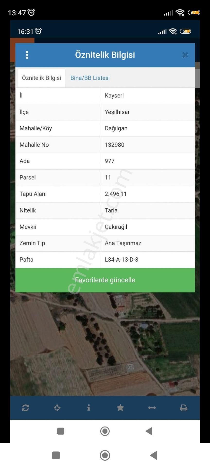 Kaçmaz Emlaktan Yeşilhisarda Satılık Evli Bahçe 2.5 Dönüm - Görsel 17
