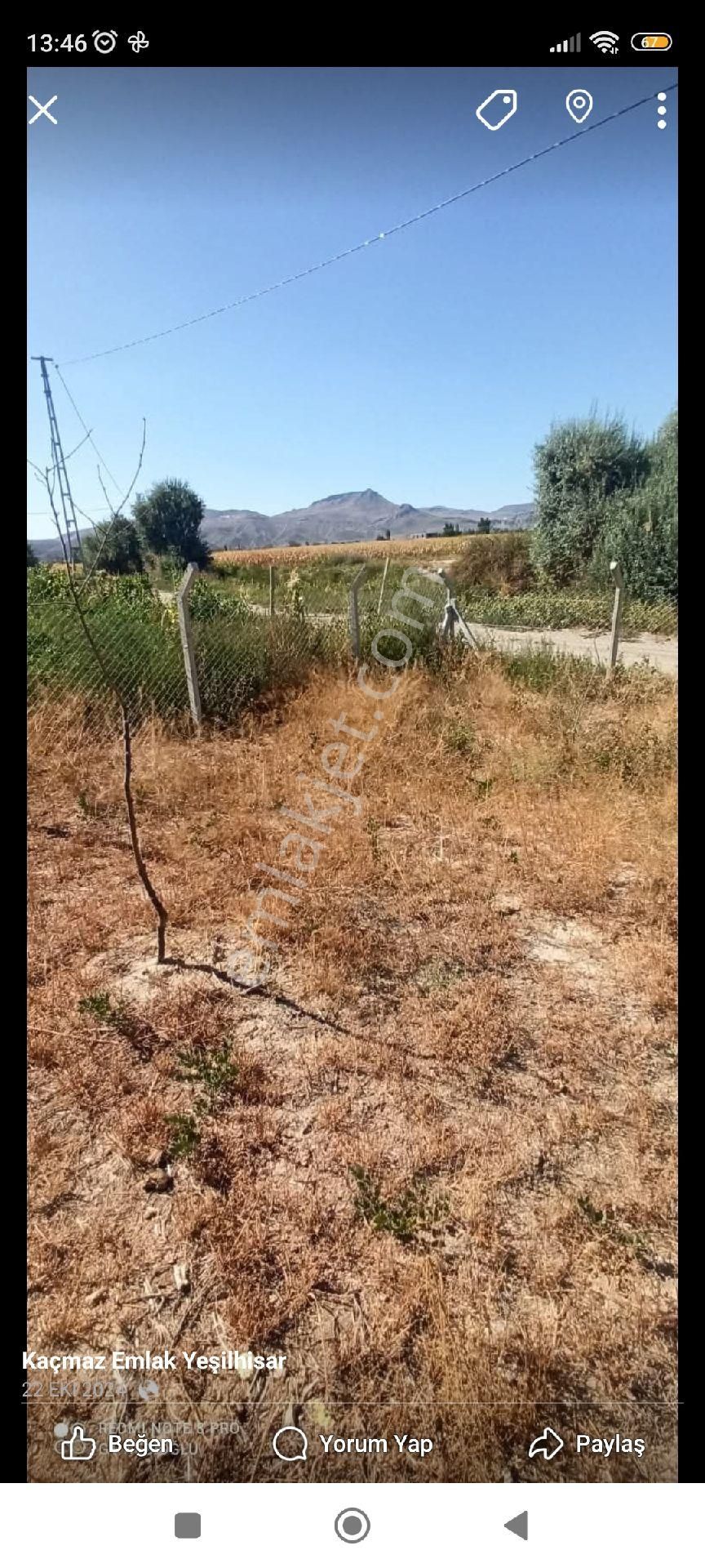 Kaçmaz Emlaktan Yeşilhisarda Satılık Evli Bahçe 2.5 Dönüm - Görsel 2