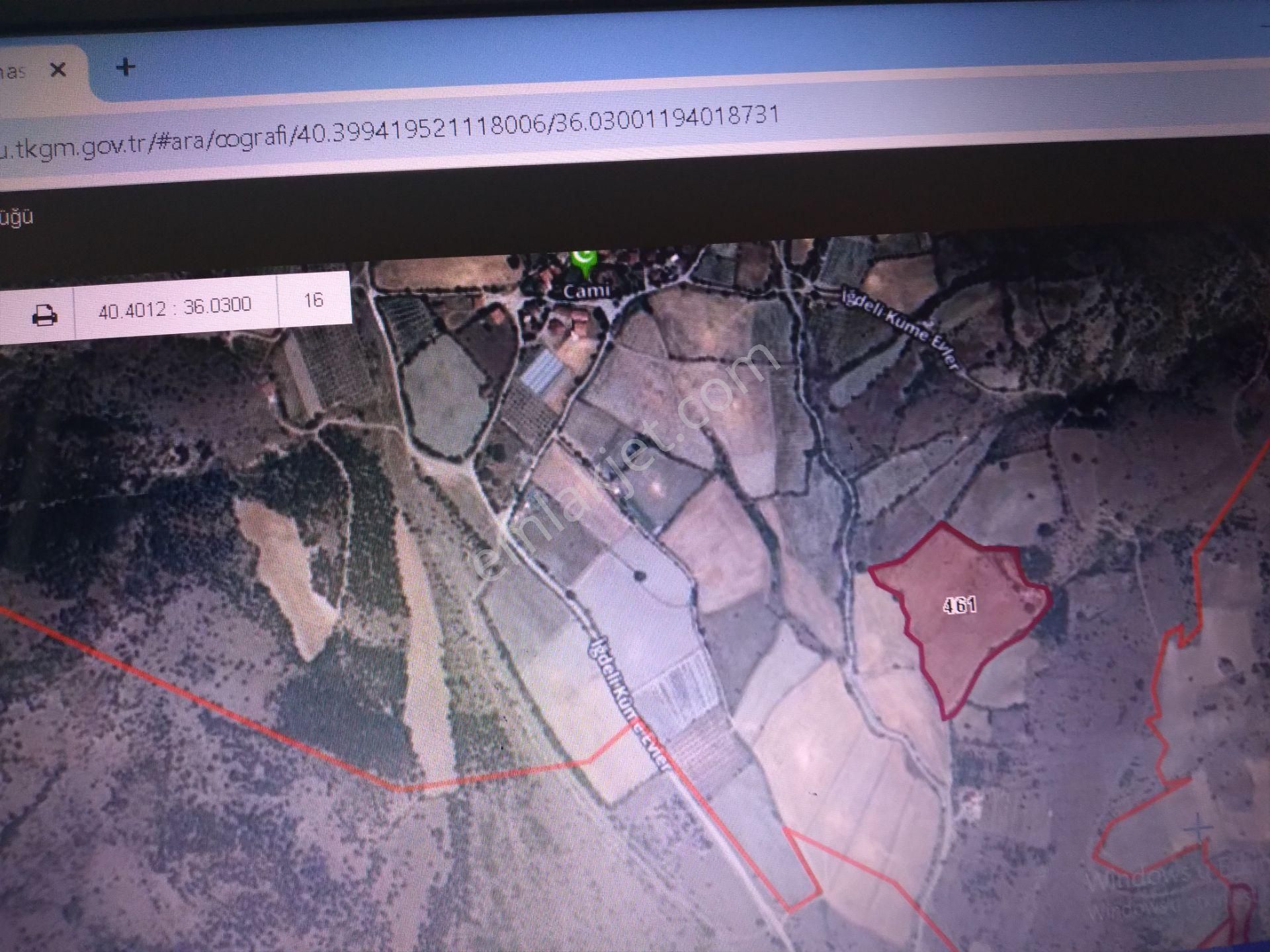 Anas Emlak Tan Satılık Tarla 18 Dönüm 500 Metre - Görsel 4