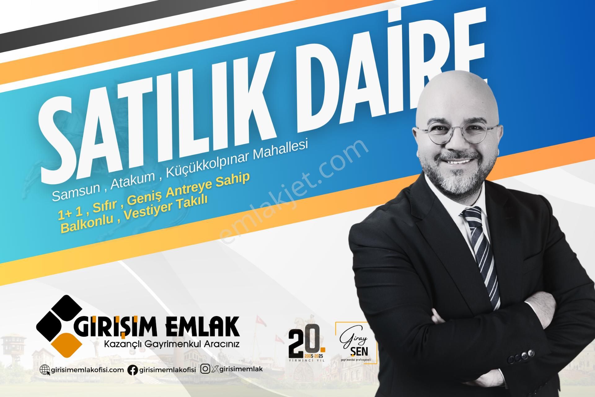 Geniş Antreli Sıfır 1+1 Satılık Daire