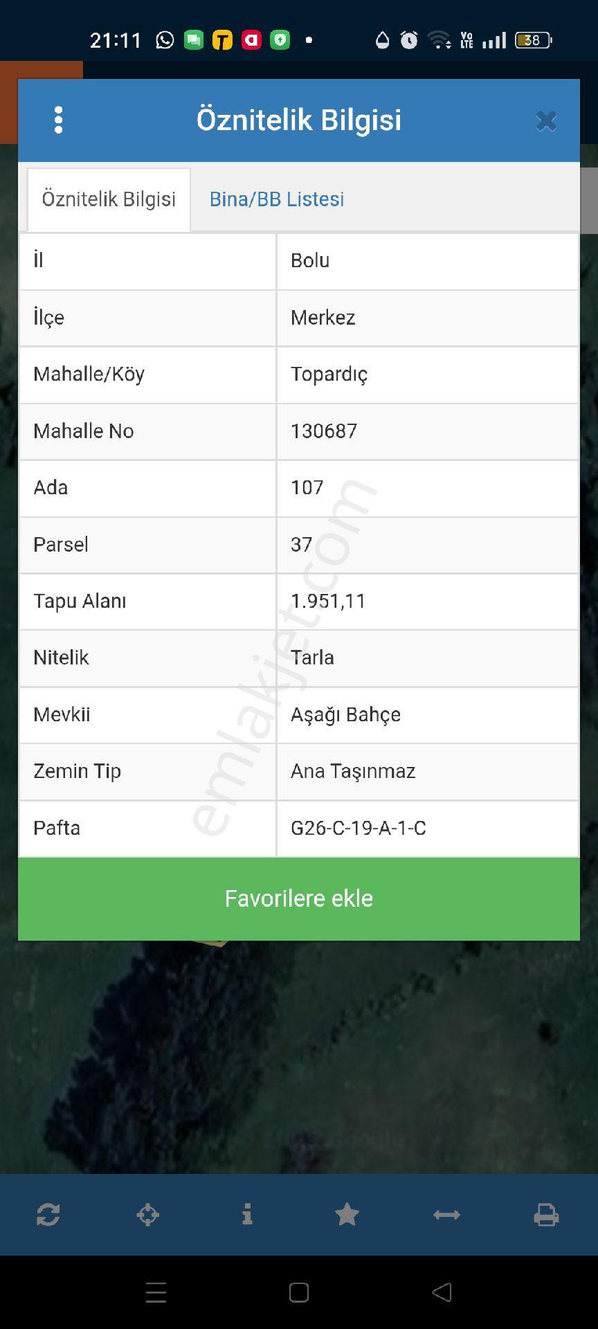 Bolu-merkez Topardıç 1951 M2 - Görsel 2