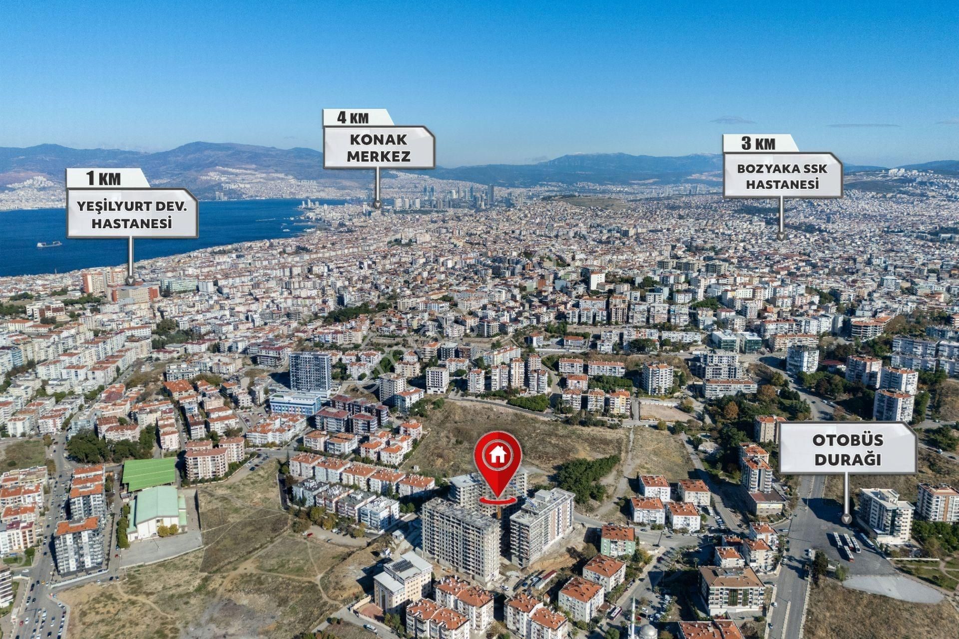 Mimozakent'e Komşu Projemizde Deniz Manzaralı 2+1 Daire - Görsel 3