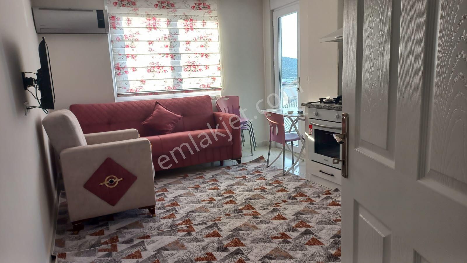 Antalya Gazipaşa Havalimanına Yakın Kiralık Daire Cumhuriyet Mahallesi 1+1 Eşyalı Kiralık Daire