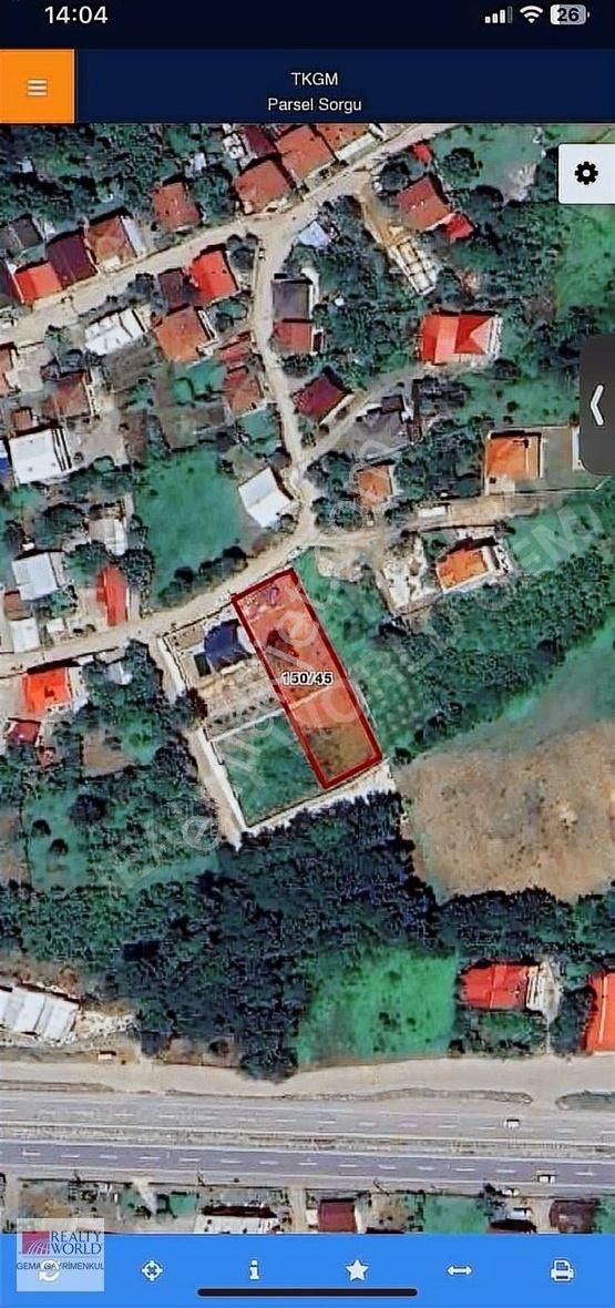 Kartepe Acısu Satılık Konut İmarlı Kartepe Acısu'da 1253m2 Arsa