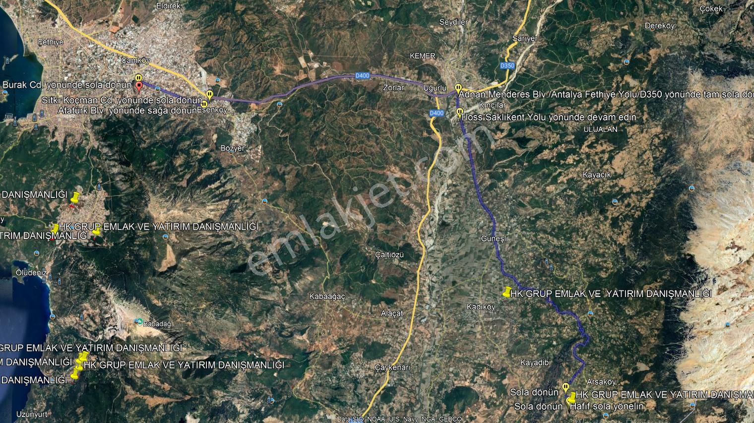 Seydikemer Arsaköy Satılık Tarla Seydikemer Arsa Mahallesinde Satılık Müstakil Tapulu Tarla