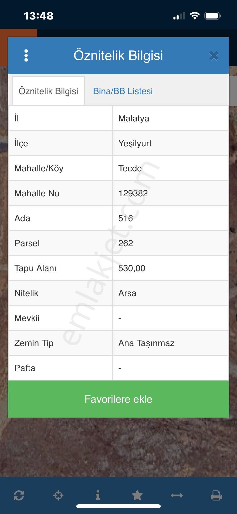 Yeşilyurt Tecde Satılık Konut İmarlı Malatya Tecdede Fırsat Arsa