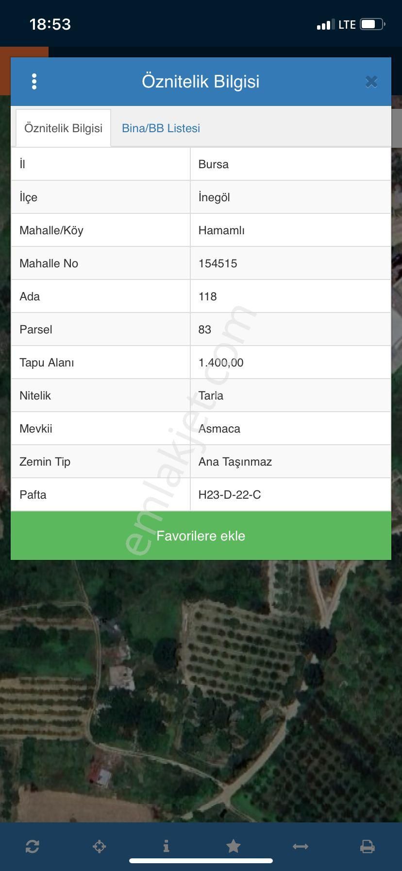 İnegöl Hamamlı Satılık Tarla Aygülden Hamamlı Köyün De 1.400.00 M2 Tarla Satılıktır. 1400m2 Tarla İçinde 180m2 İmara Girmiştir