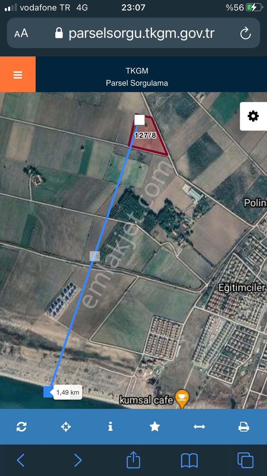 İzmir Dikili Bahçelik Satlık Tarla - Görsel 3