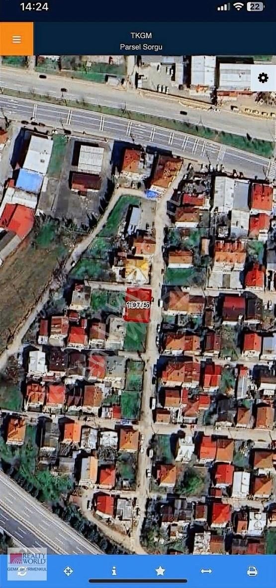 Kartepe Acısu Satılık Konut İmarlı Kartepe Acısu'da 305m2 Arsa