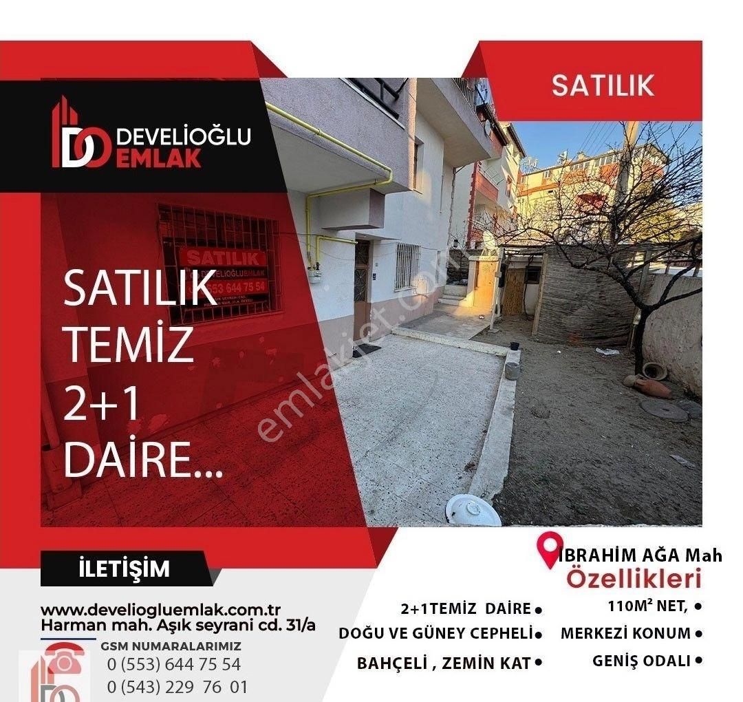 Develi İbrahimağa Satılık Daire Merkezi Konum 2+1 Bahçeli Satılık Daire