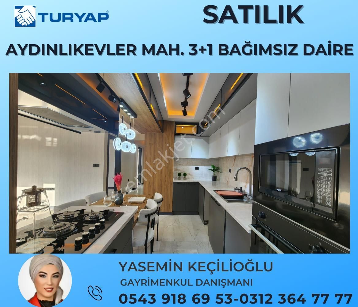 Altındağ Aydınlıkevler Satılık Daire Turyaptan Aydınlıkevler Çevreli Cd.üzeri 3+1 Ultra Lüx Yapılı