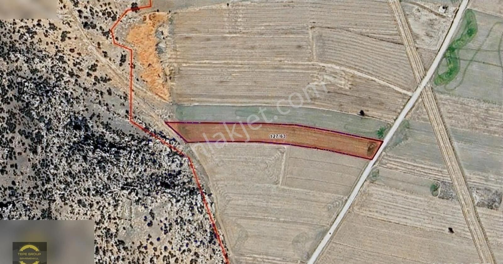 Korkuteli Çaykenarı Satılık Tarla Antalya Korkuteli Çaykenarında 6431 M2 Kadastro Yolu Olan Tarla