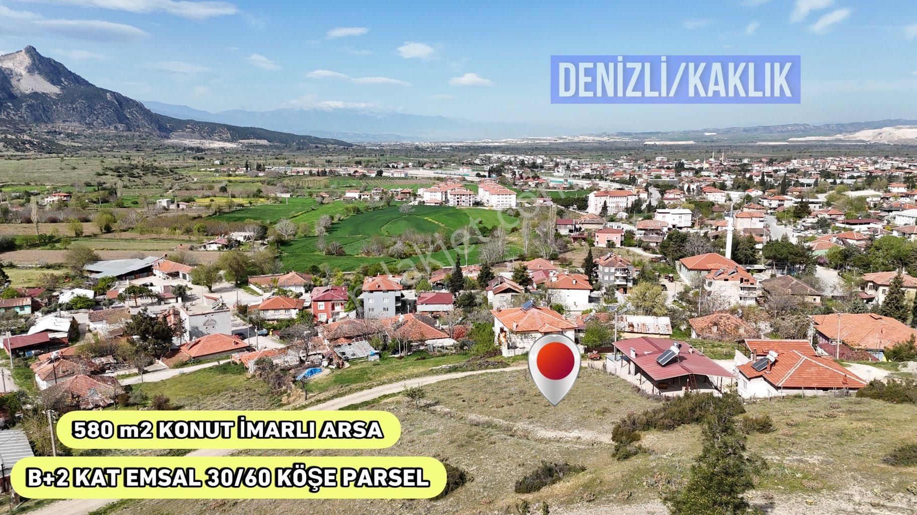 Honaz Kaklık Satılık Konut İmarlı Honaz/kaklık 580 M2 Konut İmarlı Arsa